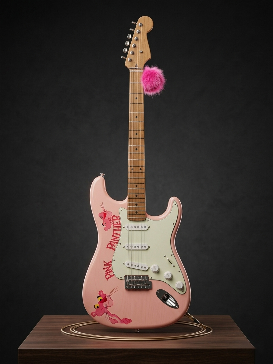 Pink Panther Custom Stratocaster